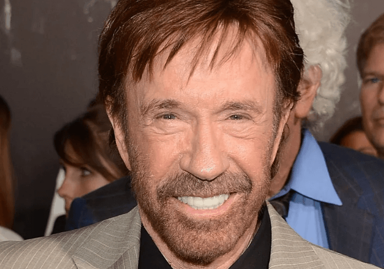 Norris at an award ceremony