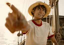 Monkey D. Luffy pointing his finger in One Piece