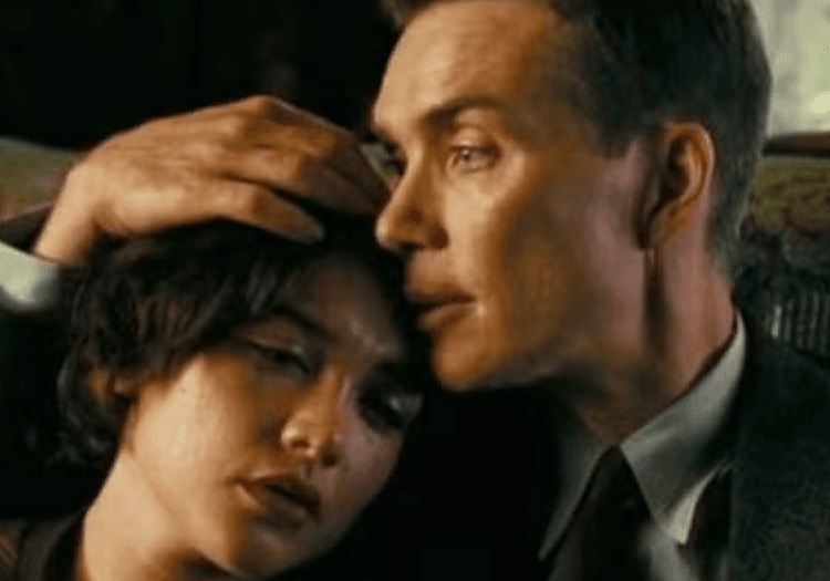 Oppenheimer and Jean Tatlock in the film