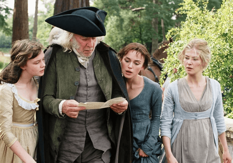 Bennet sisters in Pride & Prejudice 