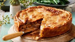 Savory venison pie