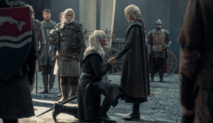 Daemon proposing to Rhaenyra