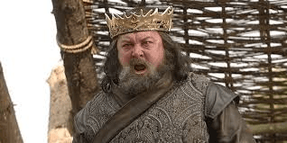 Robert Baratheon screaming
