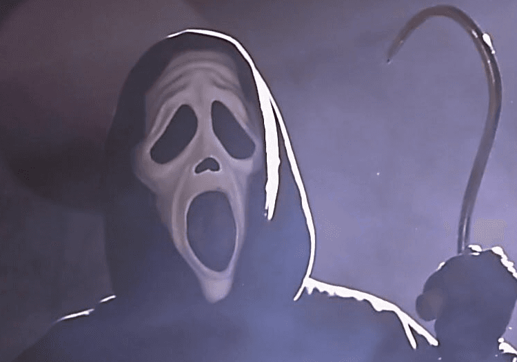 Ghostface with a hook in Scary Movie