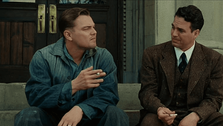 DiCaprip and Mark Ruffalo in Shutter Island