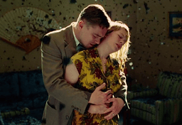 Leonardo DiCaprio hugging in Shutter Island