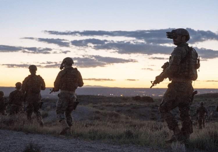 Military wear in Sicario