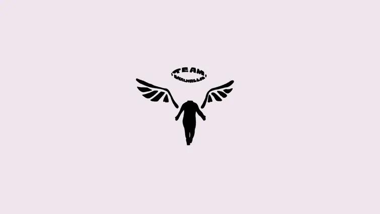 Valhalla’s headless angel logo