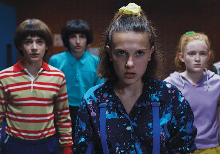 The cast of Stranger Things