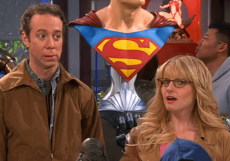 Stuart standing in The Big Bang Theory