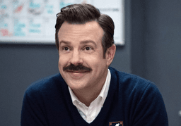 Ted Lasso smiling