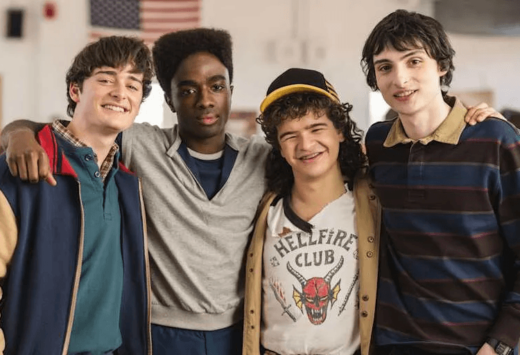 the boys of Stranger Things
