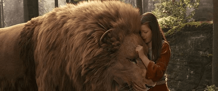 Aslan and lucy