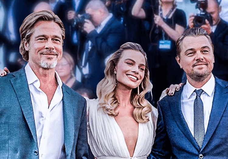 the lead cast of once upon a time in hollywood