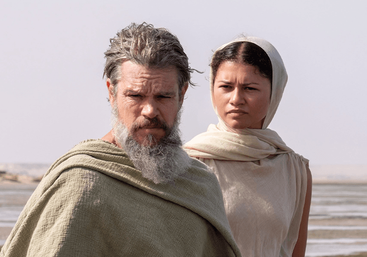 the odyssey zendaya and matt damon