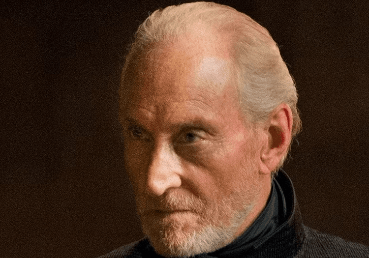 Tywin Lannister standing and looking angrily in Game of Thrones