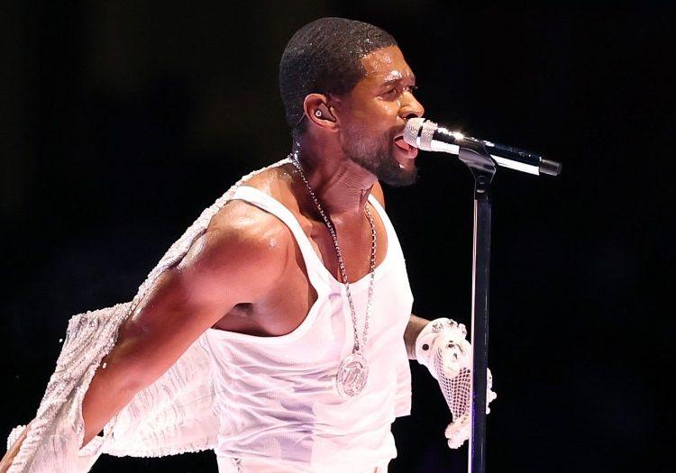 Usher at his concert