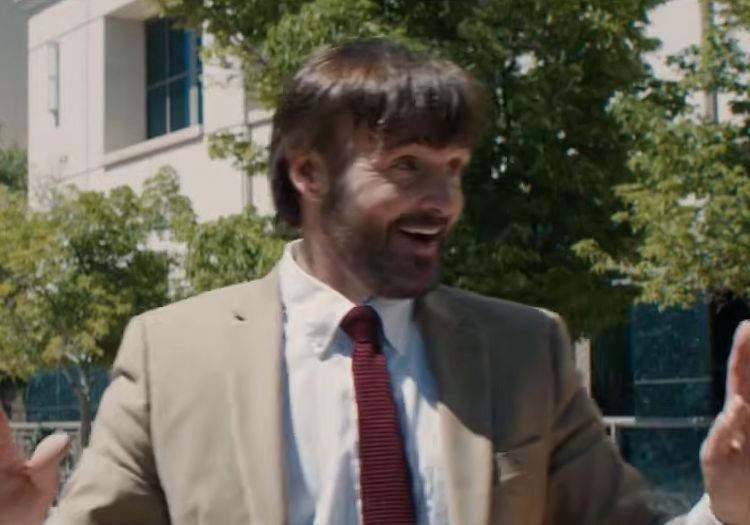 Will Forte on the news in the film