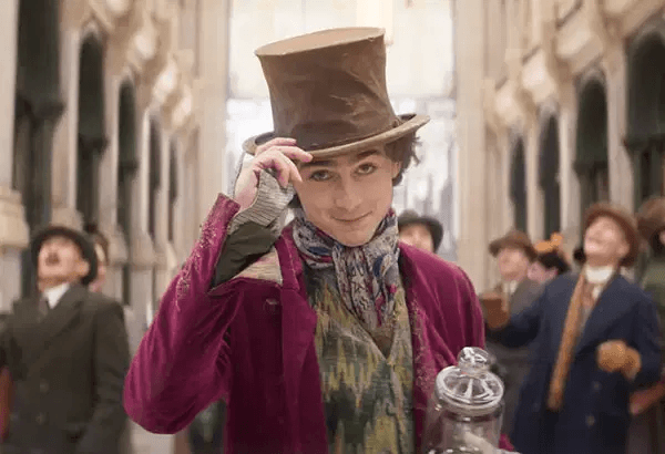 willy wonka - Timothee Chalamet