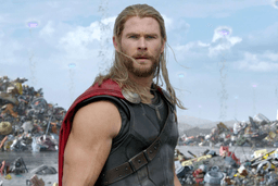 Thor looking back and sideways