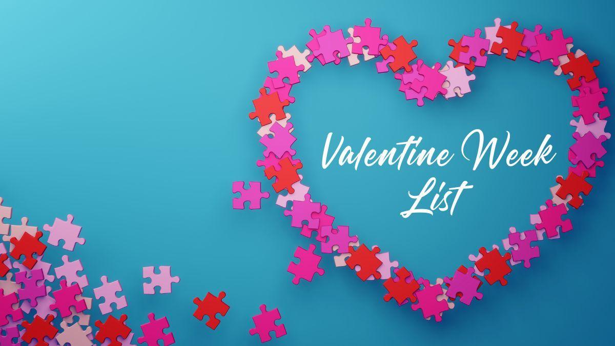 Valentine's Week List