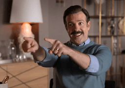 Jason Sudeikis in and as Ted Lasso