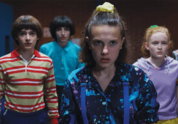 The cast of Stranger Things