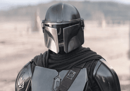 The Mandalorian standing